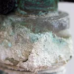 Limescale build up on plumping